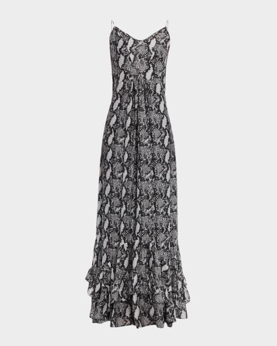 Iro Arouba Knit Ruffled Maxi Dress | Neiman Marcus