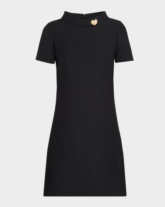 sachin and babi light blue dress Crepe Couture ruffled minidress in red - Valentino main image 1