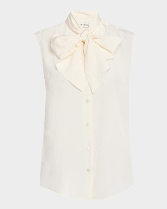 Basso Lavellire Silk Crepe De Chine Blouse