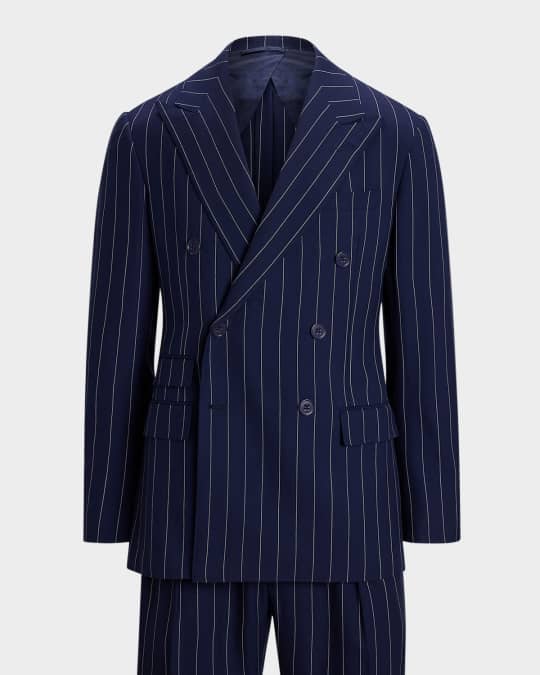 Ralph Lauren Purple Label Men's Kent Hand-Tailored Pinstripe