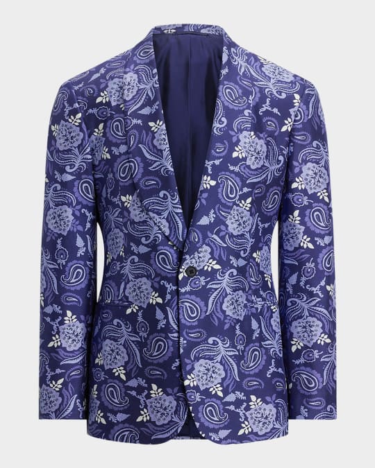 Ralph Lauren Purple Label Men's Kent Paisley Silk Sport Coat