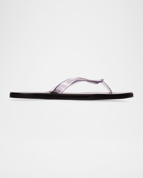 Coperni Black Pvc Flip-Flop Sandals main image 0