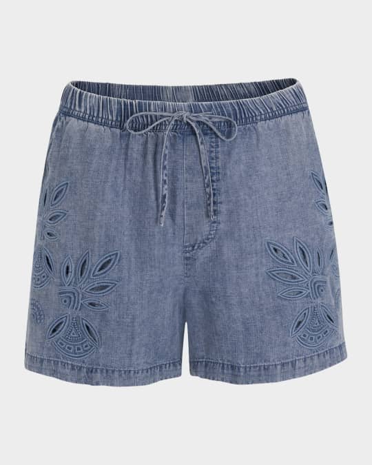 Cayden Embroidered Shorts