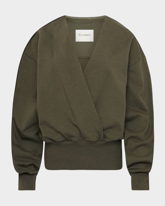 Rounded Wrap Sweatshirt