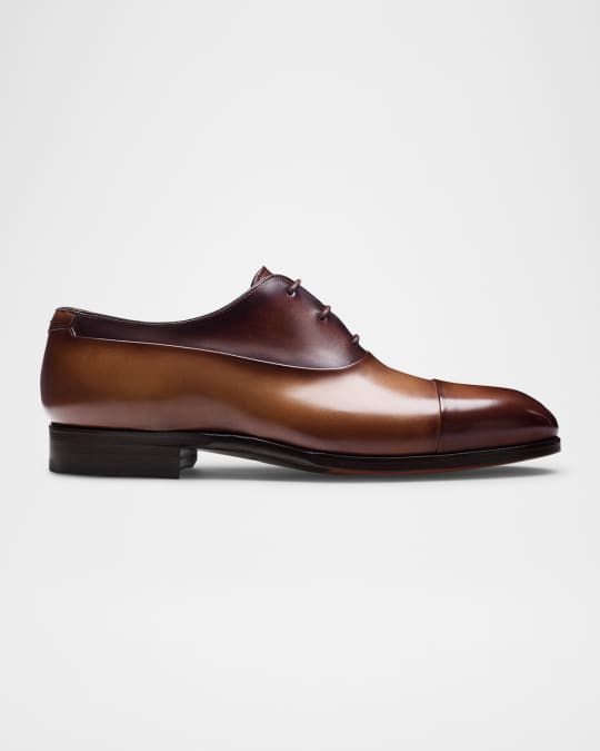 Men's Duke Leather Cap-Toe Derby Shoes