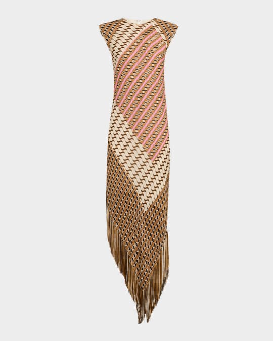 st john gold dress St John Evening By Marie Grey Knit Beige/Shimmery Gold Dress & Jacket –  the-aspenite main image 1