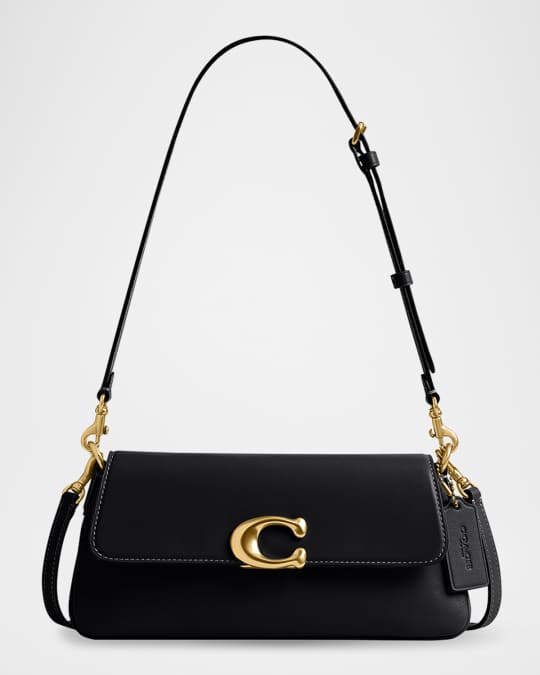 Coach Jet Refined Calf Leather Shoulder Bag | Neiman Marcus