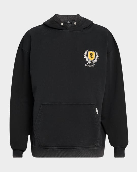 REPRESENT Men's Crest Faded Hoodie | Neiman Marcus