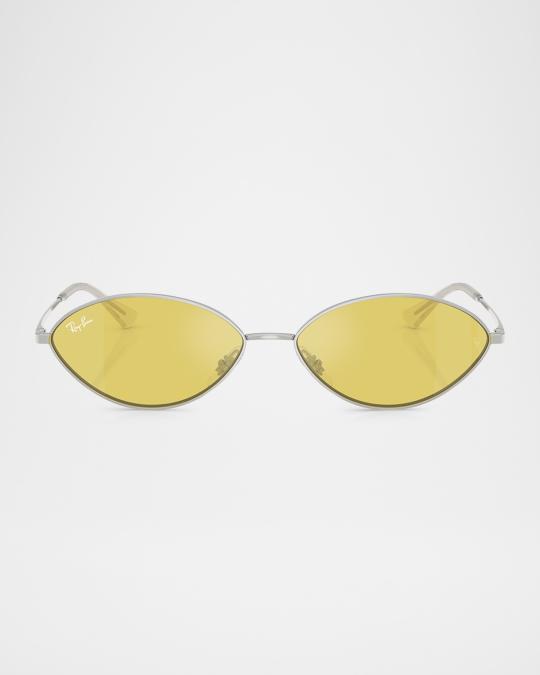Ray-Ban RB3757 Oval Metal Sunglasses | Neiman Marcus