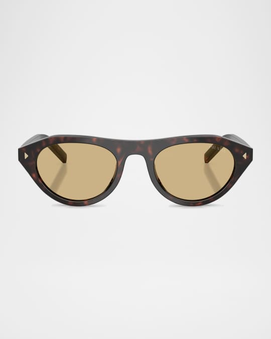 PR B15SF Round Acetate Sunglasses