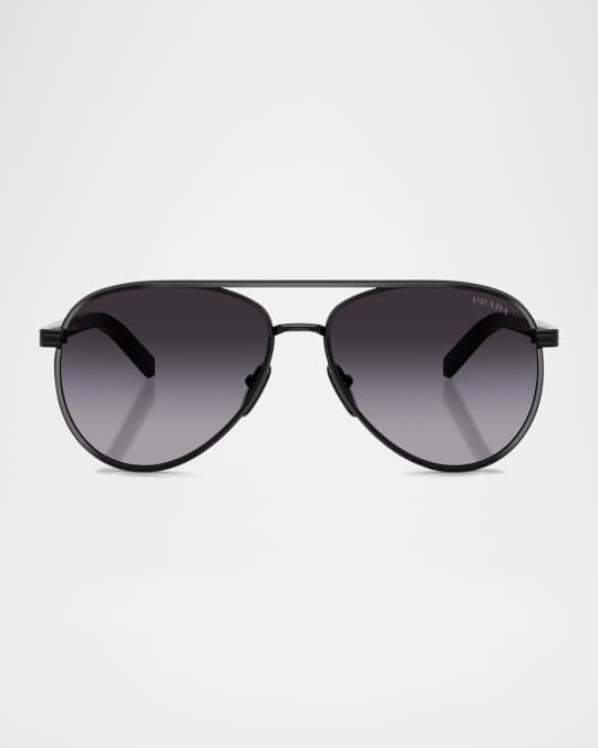 PR B57S Aviator Steel Sunglasses