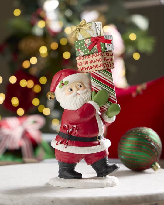 Bethany Lowe Santa in a One Horse Open Sleigh Lrg 22 Figurine