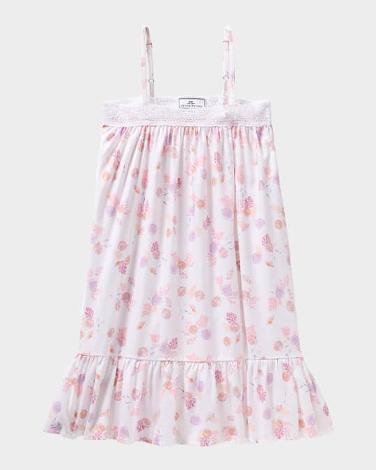 Girl's Lily Seashell Splendor Nightgown, Size 6M-14