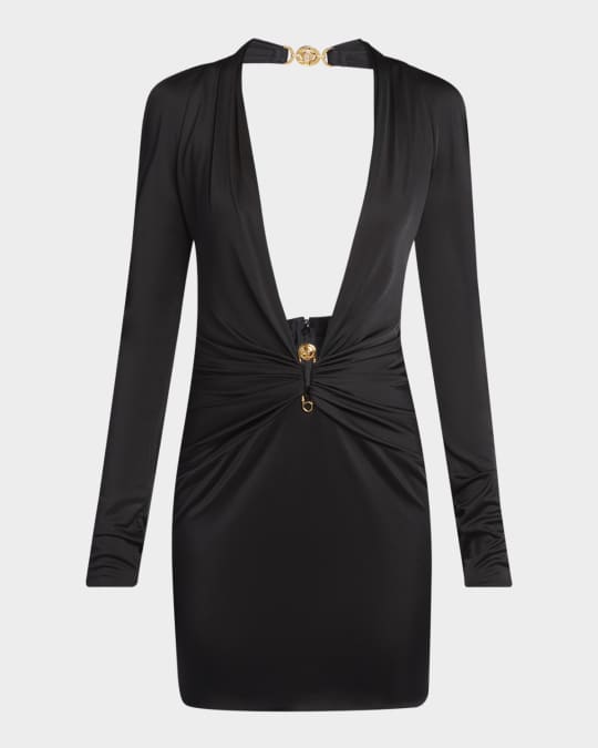 safety pin black dress Safety Pin Dress Black – Hell Bunny main image 1