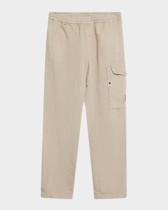 Men's Cotton-Linen Cargo Pants