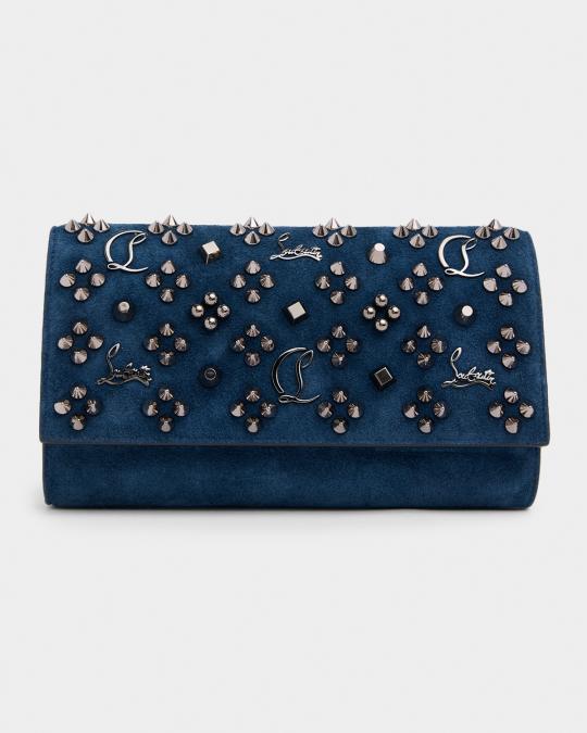 Christian Louboutin Paloma Wallet on Chain in Loubinthesky Suede
