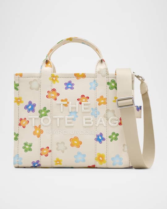 Wild Daisy-Print Canvas Tote Bag 