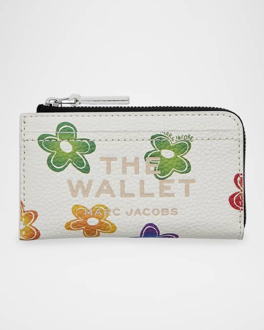 Marc Jacobs Wild Daisy Leather Wallet | Neiman Marcus