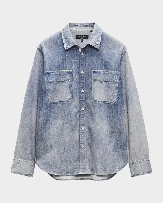 Rag & Bone Men's Miramar CPO Shirt Neiman Marcus