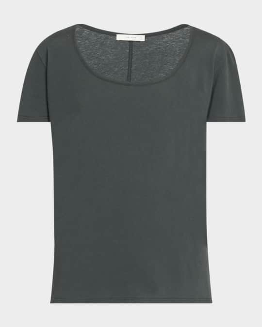 THE ROW Stilton Scoop-Neck Tee | Neiman Marcus