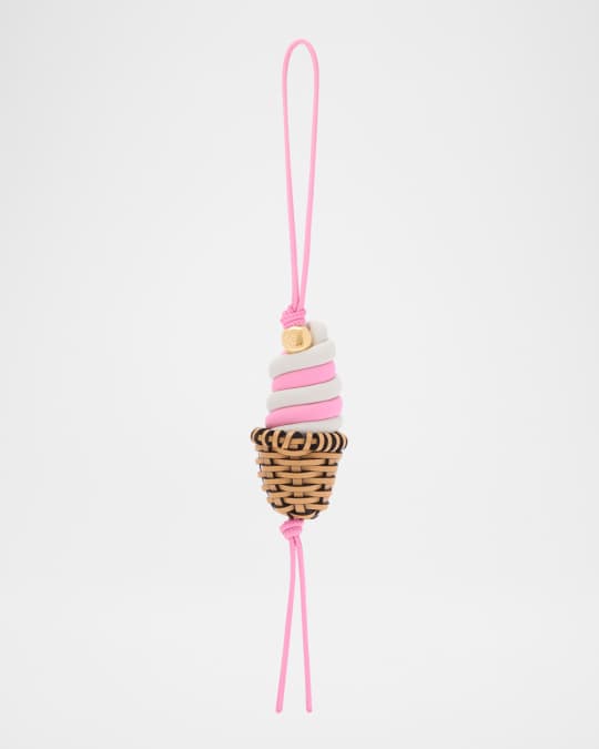 ⭐美品⭐LOEWE　アイスクリーム　チャーム　キーホルダー ⭐美品⭐LOEWE アイスクリーム チャーム キーホルダー - メルカリ