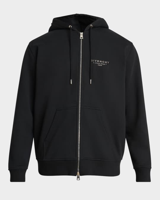 トップス Givenchy Givenchy Men's Givenchy Stamp Zip Hoodie | Neiman Marcus
