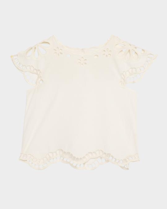 The Great Super Bloom Eyelet Top | Neiman Marcus