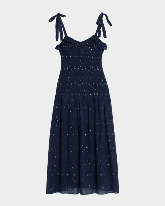 celestial ruched midi dress Zimmermann Celestial ruched printed midi dress Zimmermann