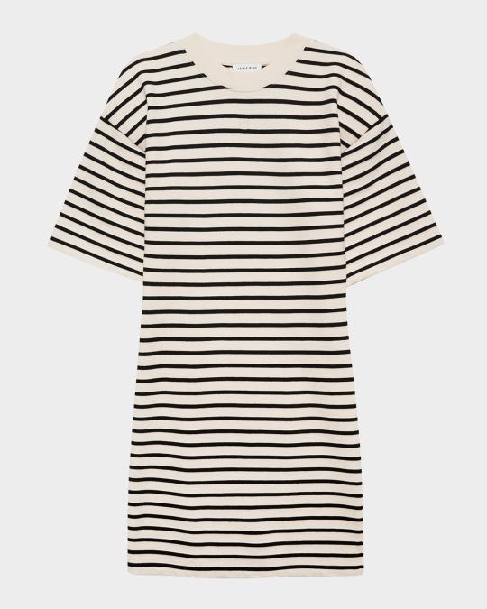 anine bing t shirt dress Anine Bing Dress Beth Mini Letterman
