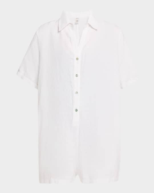Maggie Linen Romper