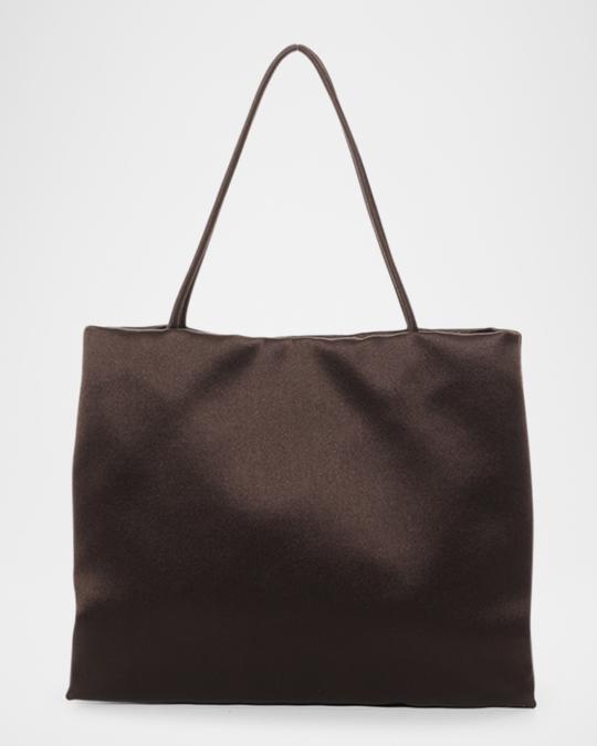 The Row Cecily Mini Tote Bag in Soft Satin | Neiman Marcus