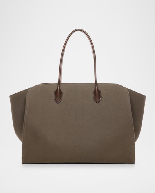 THE ROW Marlo 17 Tote Bag in Textured Canvas | Neiman Marcus