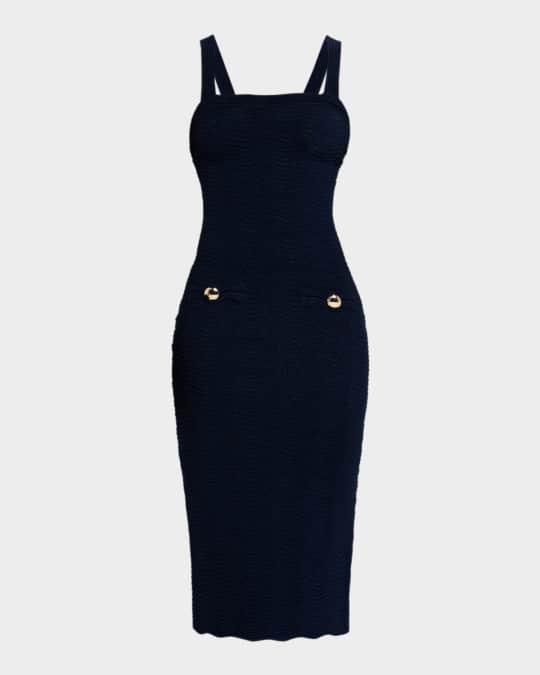 princess polly baby blue dress Retrofete Kins Sparkly Knit Midi Dress