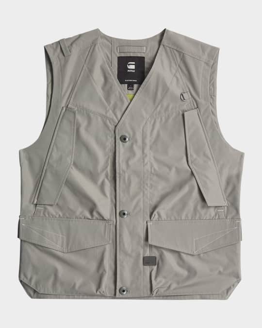 G-STAR RAW Men's Multi-Pocket Utility Vest | Neiman Marcus