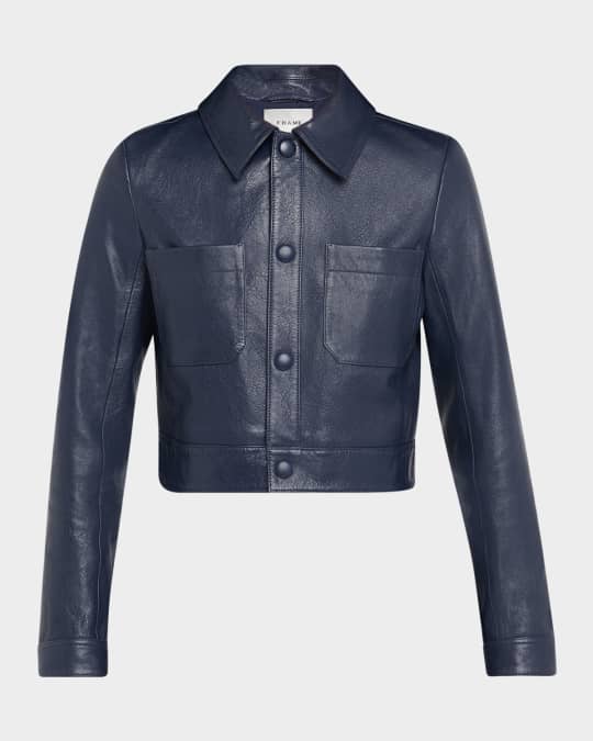 FRAME The Small Leather Jacket | Neiman Marcus