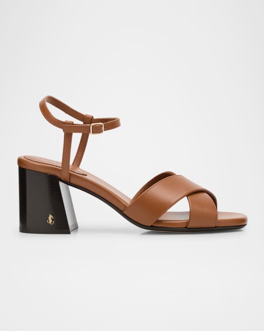 Jimmy Choo Valla 65 Vacchetta Sandals | Neiman Marcus