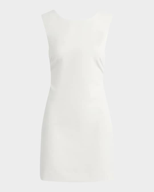Favorite Daughter The Meet Cute Bow Mini Dress | Neiman Marcus
