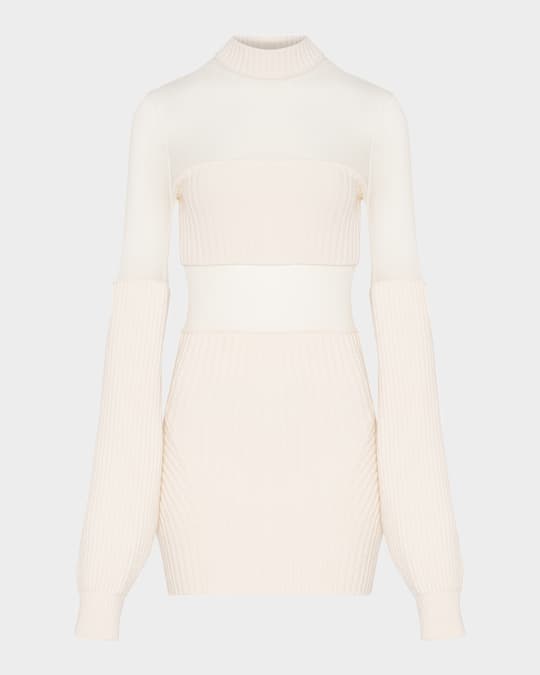 flare knitted dress Cable Knit Flare Sweater Dress – Authenticity main image 1