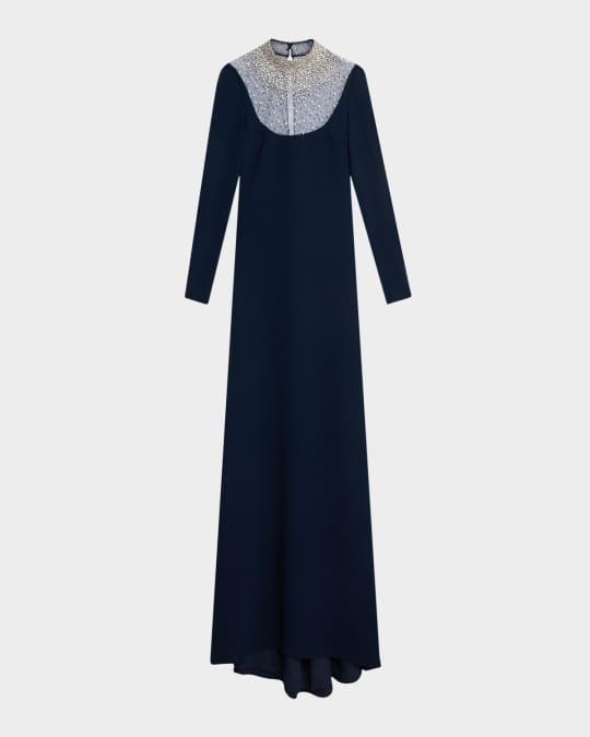 princess polly baby blue dress Naeem Khan Beaded Fringe Cocktail Dress main image 1
