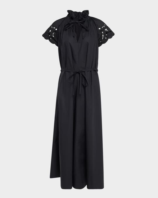 black clea dress Likely Clea Cut-out Midi-dress