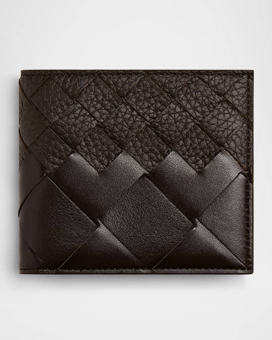 Bottega Veneta Men's Intrecciato 15 Degrade Leather Bifold Wallet