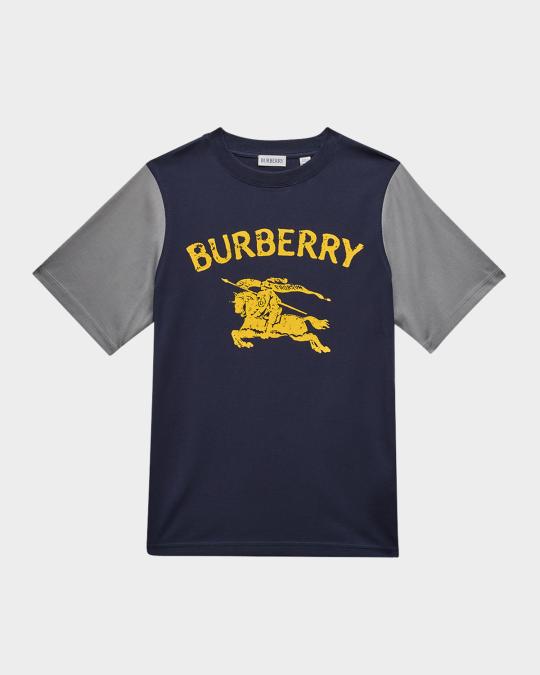 BURBERRY キッズ Tシャツ 3Y 98cm Burberry Boy's Cedar EKD Short-Sleeve T-Shirt, Size 3-14 | Neiman