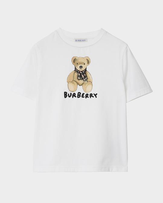 Burberry Boy's Cedar Thomas Bear Graphic-Print T-Shirt, Size 4-14