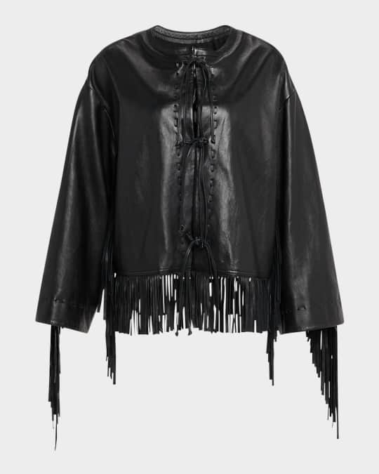 レザージャケット　BY MALENE BIRGER By Malene Birger Beatrisse Leather Biker Jacket | OLIVELA