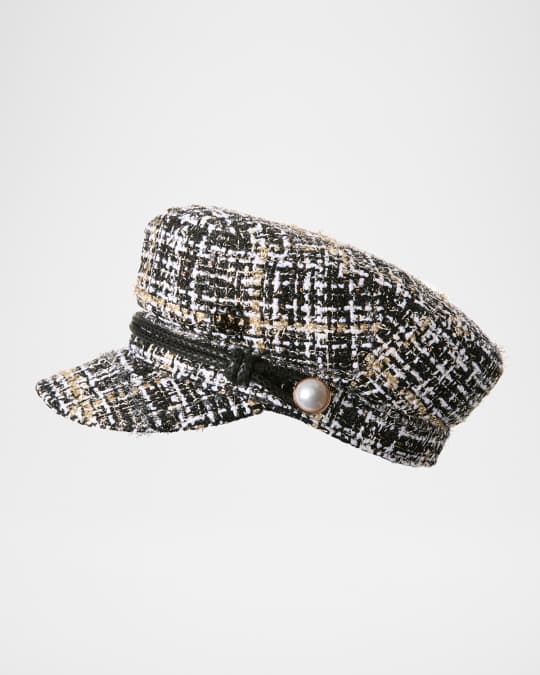 Maison Michel New Abby Tweed Sailor Hat | Neiman Marcus
