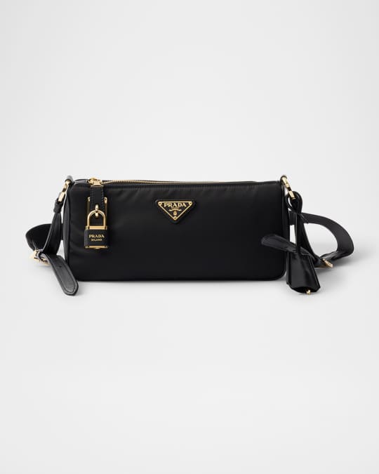 ショルダーバッグ・ポシェット Prada Re-Nylon and leather small shoulder bag Prada Small Re-Nylon and Leather Shoulder Bag | Saks Fifth