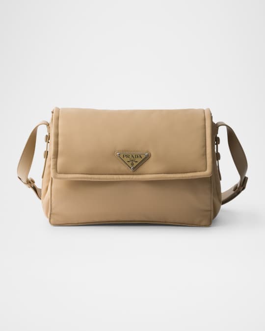 Prada Medium Padded Re-Nylon Shoulder Bag | Neiman Marcus