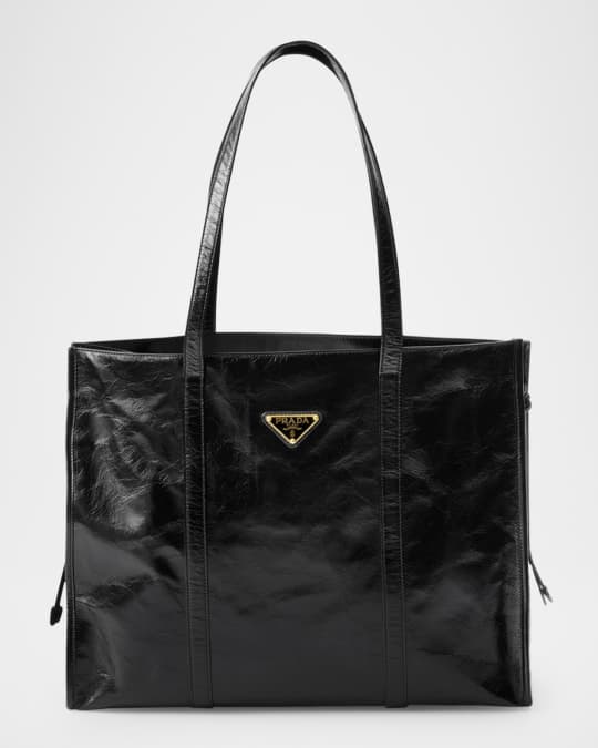 Prada Soft Calf Leather Tote Bag | Neiman Marcus
