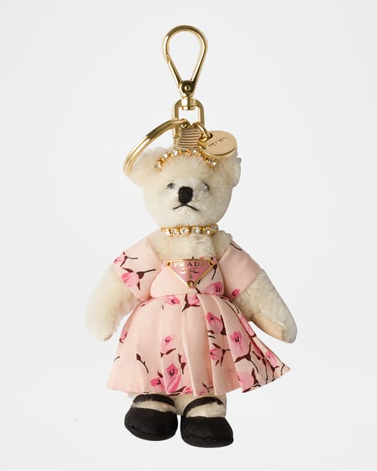 Prada Mary Rose Bear Keychain | Neiman Marcus