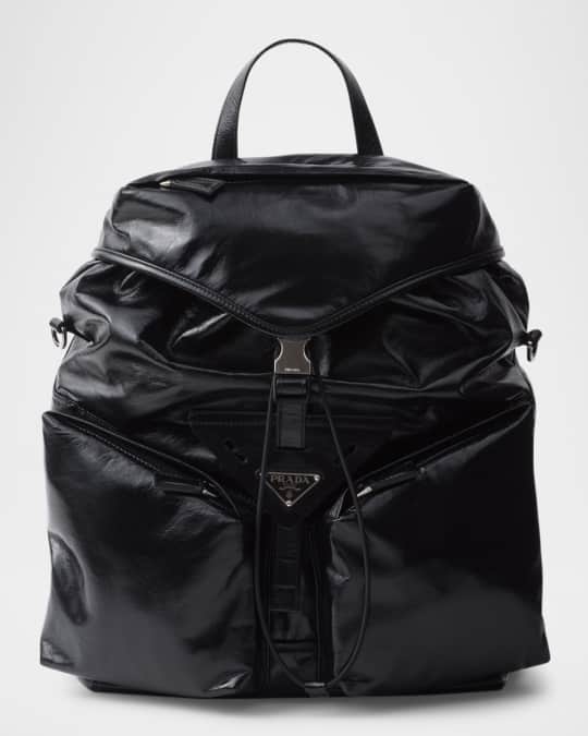 Prada Men's Leather Backpack | Neiman Marcus